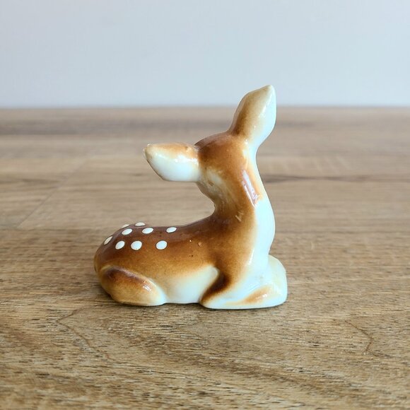 Set of 2 vintage ceramic deer figurines. - Picture 7 of 12